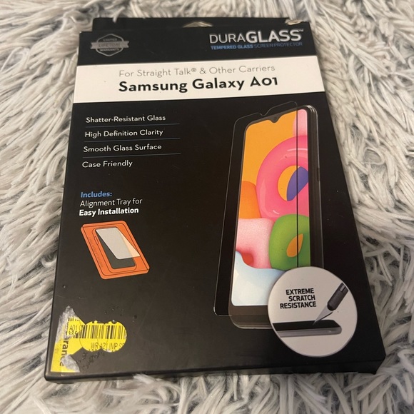 Duraglass Screen Protector, Samsung Galaxy A01 - Picture 5 of 6